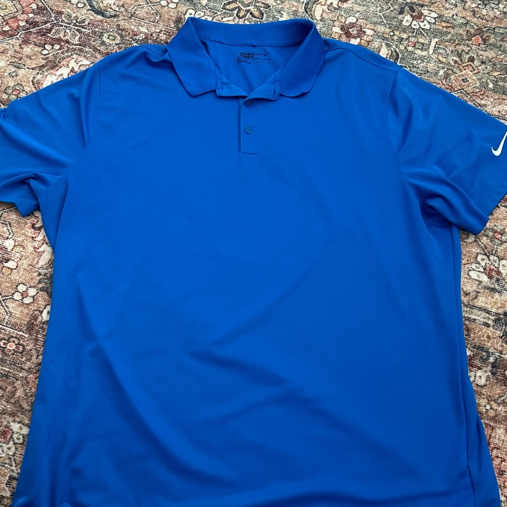 Nike Men's Blue Polo Shirt
